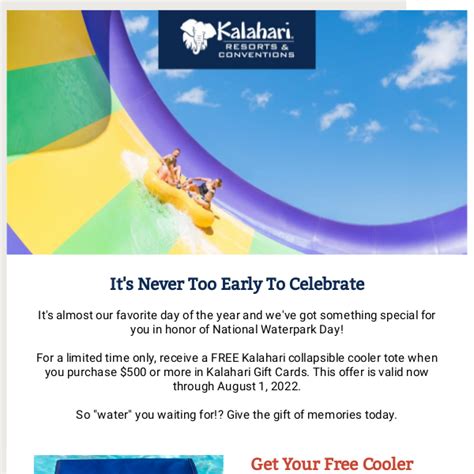 Kalahari waterpark coupon. Things To Know About Kalahari waterpark coupon. 